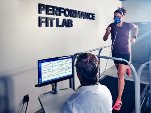Boa's Performance Fit Lab includes a motion capture space, a metabolic cart, 4 floor-mounted force plates, an indoor hiking path, and an instrumented bike and treadmill.