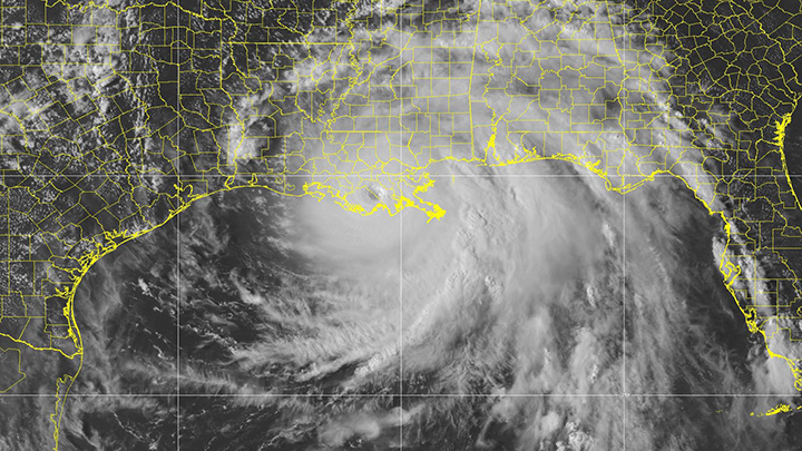 hurricane Ida radar images