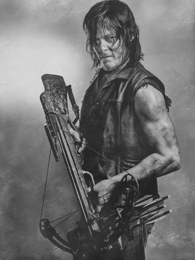 Norman Reedus as Daryl Dixon - The Walking Dead _ Season 6, Silver Portraits - Photo Credit: Frank Ockenfels 3/AMC