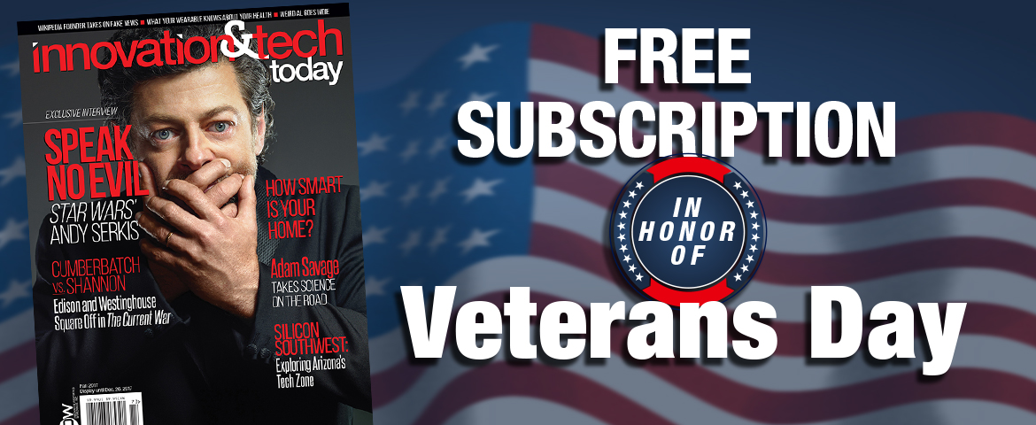 Our Free One Year Subscription and Other Veterans Day Deals