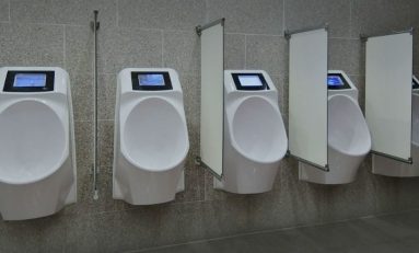 Finally, a Smart Urinal That Advertises to You in the Restroom