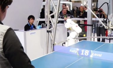Human vs. Ping-Pong Robot!