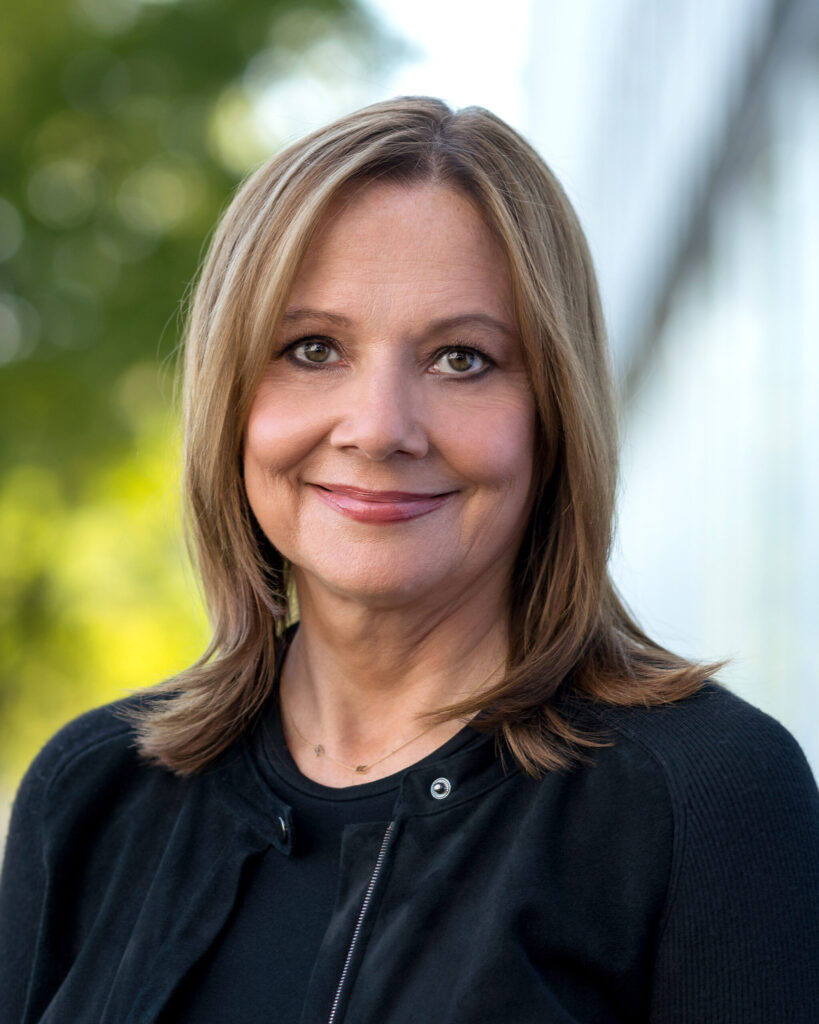 Mary Barra, General Motors Chair and Chief Executive Officer