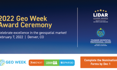 Geo Week Award Ceremony Nominations Accepted Until Dec 1