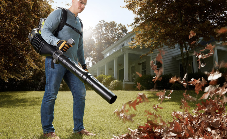 Give Green and Blow Them Away with a Ryobi Electric Leaf Blower
