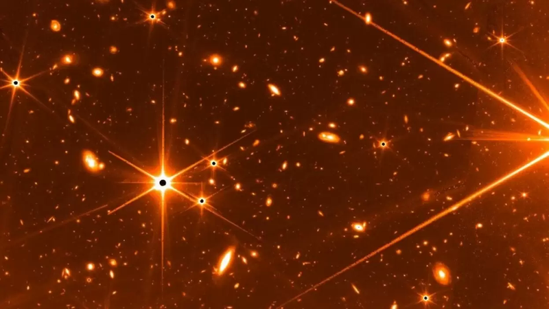 James Webb Space Telescope test image